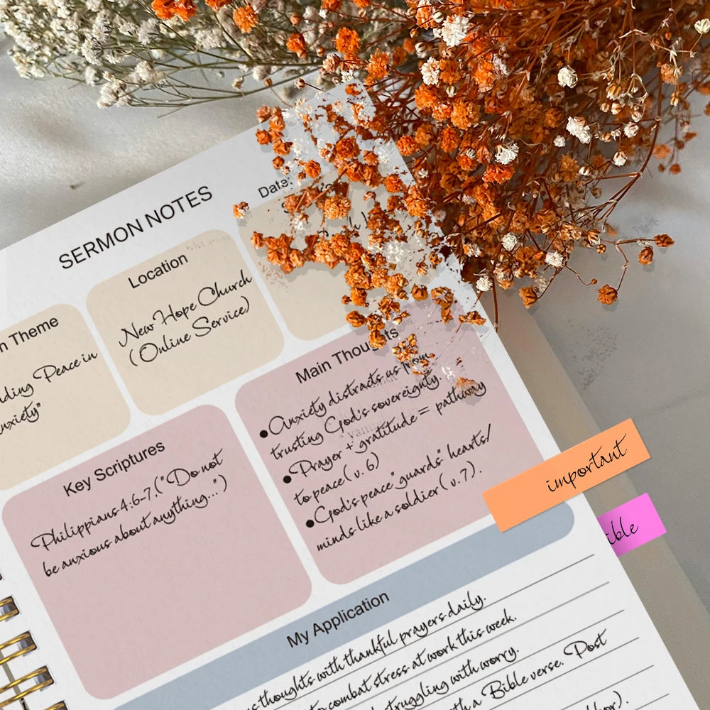 Daily Bible Study Journal - S.O.A.P Method Bible Study Supplies