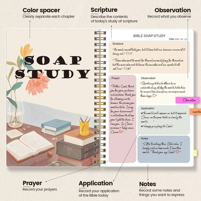 Daily Bible Study Journal - S.O.A.P Method Bible Study Supplies